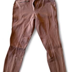 Brownrust equestrian riding pantsbreaches jodhpurs